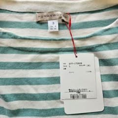 ★新品タグ付き★HUMANWOMAN　コットンニットのサムネイル
