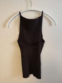 shishikui knit cami S / BROWN 美品 送込み knit cami S / BROWN SHISHIKUI - メルカリ