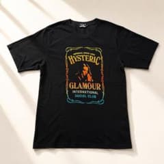 HYSTERIC GLAMOUR ヒスガール 刺繍 Tシャツ ウイスキーラベル - メルカリ