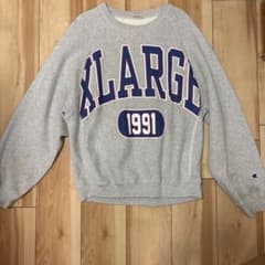 XLARGE Champion リバースウィーブ スウェット グレーのサムネイル