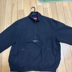 Supreme ハーフジップ ナイロンジャケット L ブラックのサムネイル
