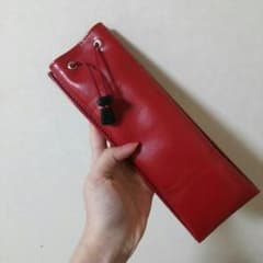 新品未使用  赤のリコーダー入れのサムネイル