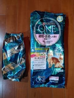 【500g】ピュリナワン　避妊・去勢した猫の体重ケア　サーモン＆ツナのサムネイル