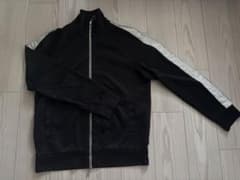 FENDI FFテープライン ZIPUP トラックジャケット ブラックシルバー