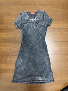 Diesel ダークグレー ミニワンピース 半袖のサムネイル