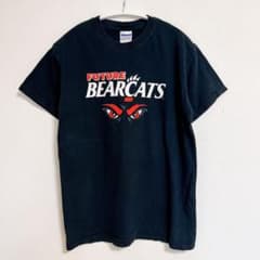 ギルダン プリントTシャツ クルーネック ベアキャッツ S 黒 綿 100のサムネイル
