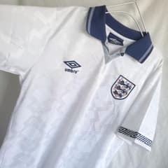 希少 umbro アンブロ イングランド代表 復刻 ガスコイン ユニフォーム