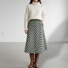 ❤︎︎【希少】mina ミナペルホネン グラスランド ウールフレア