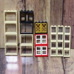 82-46 LEGO レゴ シティ 窓 ドア パーツ セットのサムネイル