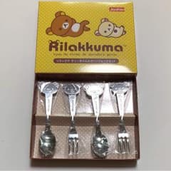 新品・未使用 リラックマ スプーン・フォークセットのサムネイル