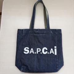 APC Sacai トートバッグ デニム カーキ リバーシブル - メルカリ