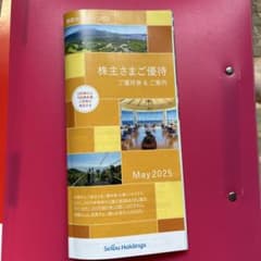 西武ホールディングス 株主優待券 2025年11月までのサムネイル