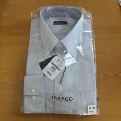 FARAGO 長袖ワイシャツ 41-80 グレーのサムネイル