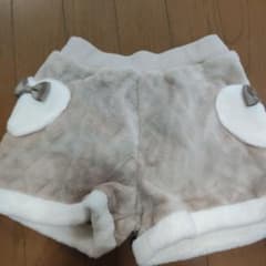 キッズ ボア ショートパンツ リボン付きのサムネイル