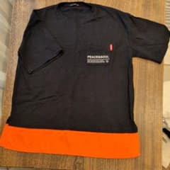 SHISKY 半袖Tシャツ ブラック オレンジ 150cmのサムネイル