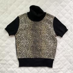 00s vintage D&G ヒョウ柄 ニット Y2K レトロ アーカイブ - メルカリ