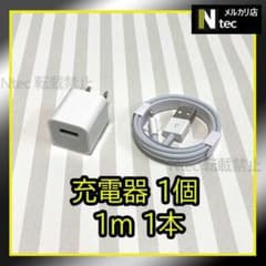 1m cable & charger (total of 2 items) AC adapter Lightning