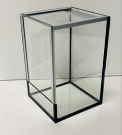 ラスト一点商品　パルダリウム・テラリウム水槽150×150×230㎜　ブラック ラスト一点商品 パルダリウム・テラリウム水槽150×150×230㎜ ブラック
