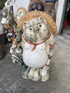 信楽焼 狸 置物（招福狸）高さ約56cm 商売繁盛 縁起物 - メルカリ