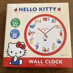 新品】サンリオ アイコンウォールクロック ハローキティ 壁掛け時計