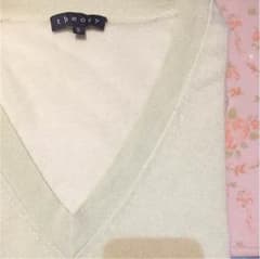 セオリー カシミヤ100% Vネックニットセーターのサムネイル