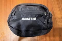 mont-bell ベルトポーチ ブラック　ショルダーバッグのサムネイル