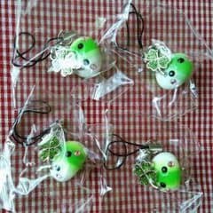 ★新品４個セット★幸せのクローバー付ほっぺちゃんのサムネイル