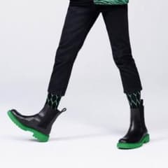 値下！新品 KENZO×H&M レザーチェルシーブーツ 43のサムネイル