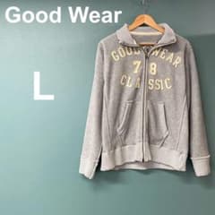 Good Wear 풀 Zip 후드 그레이 L 굿웨어 남성