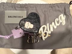 BALENCIAGA LE CITY チャーム ハートライラック