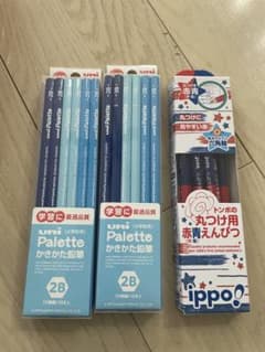 uni Palette 2B 鉛筆 12本セット　赤青鉛筆10本付きのサムネイル