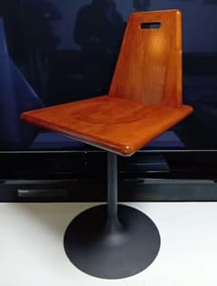 1970's ミッドセンチュリーモダン 回転式 アイアン フレーム ウッド