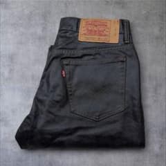 希少 00s リーバイス 517 コーティングフレアパンツY2K ブラック