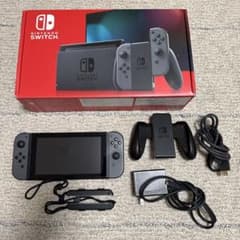 Nintendo Switch 本体 グレー セット　ジャンク品のサムネイル