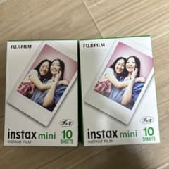 FUJIFILM instax mini チェキ フィルム 10枚入 2箱セットのサムネイル