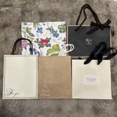 ブランド ショップ 紙袋 ミディアムサイズ プレゼント 包装 セット まとめ売りのサムネイル