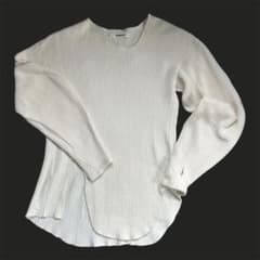 【 Last Price 】【RUMCHE 】ワッフルカットソー アイボリーのサムネイル