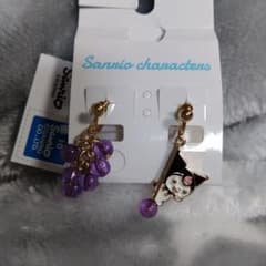 Kuromi Earrings Grape
