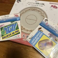 値下げ‼️ジョジョの奇妙な冒険 お皿&ステッカーコレクション２枚セットのサムネイル