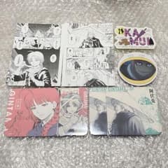 銀魂展 アートコースター 原画ポストカード 神威 阿伏兎 江華 夜兎族