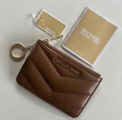 新品☆マイケルコース 3.5万 キーリング付 フラグメントケース ライト 