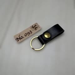 No.093 ベルトループキーリング ホースバット茶芯のサムネイル