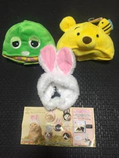 めろろ様専用☆  猫、犬被り物のサムネイル