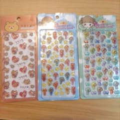 ぷくぷくキャンディシール 3枚セットのサムネイル