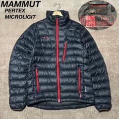 美品 MAMMUT PERTEX MICROLIGIT (M) 750FP 黒 - メルカリ