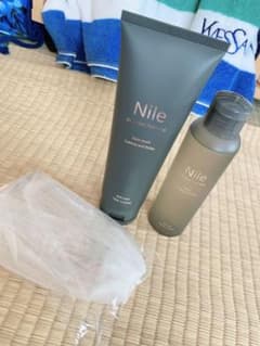 Nile 濃密泡洗顔＋Nile 化粧水オールインワン＋泡立てネット(未使用)のサムネイル
