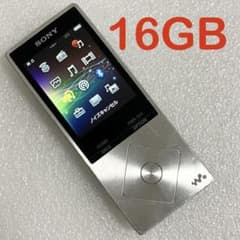 【バッテリー良好】　ソニー　ウォークマン　NW-A25 16GB チャコール バッテリー良好】 ソニー ウォークマン NW-A25 16GB 白銀 - メルカリ