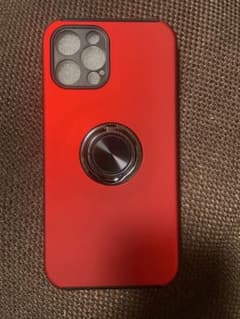 iPhone 12 Pro Max ケース リング付き レッドのサムネイル