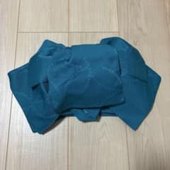 大きいサイズ5~6L浴衣用 ワンタッチ帯 作り帯 ブルー系のサムネイル