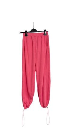 ピンク ワイドパンツ ドローストリング付きのサムネイル